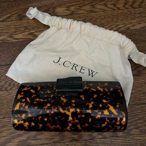 J.Crew Tortoise Clutch